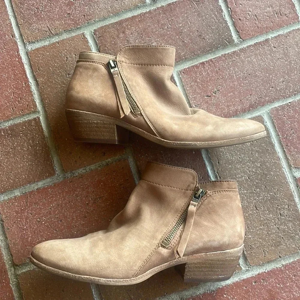 Sam Edleman Leather Packer Ankle Bootie 8.5‎